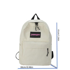 Large Capacity Canvas Travel Backpack for School Student