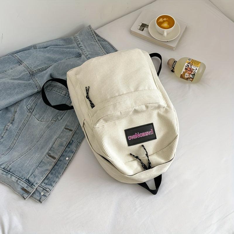 Large Capacity Canvas Travel Backpack for School Student