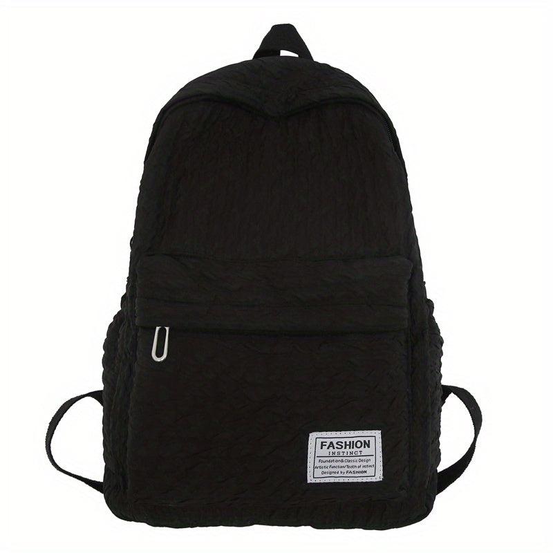 Pleated Backpack Women's Lightweight Travel Commuter Students Backpack