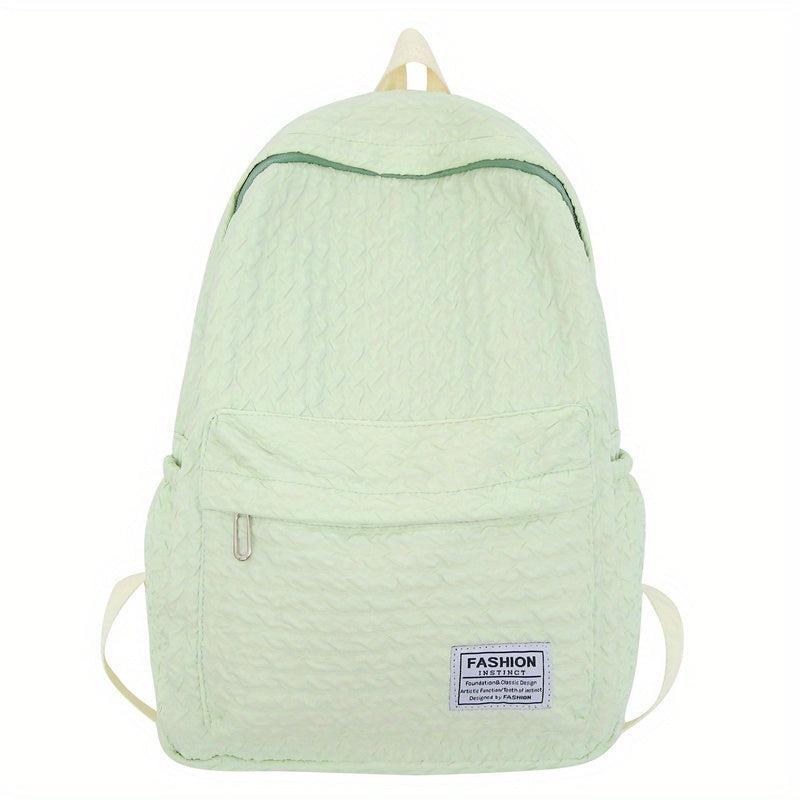 Pleated Backpack Women's Lightweight Travel Commuter Students Backpack