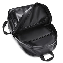 Large Capacity PU Leather Shoulder Backpack