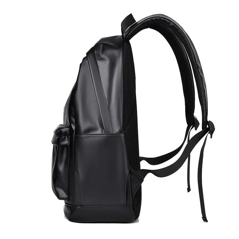 Large Capacity PU Leather Shoulder Backpack