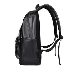 Large Capacity PU Leather Shoulder Backpack