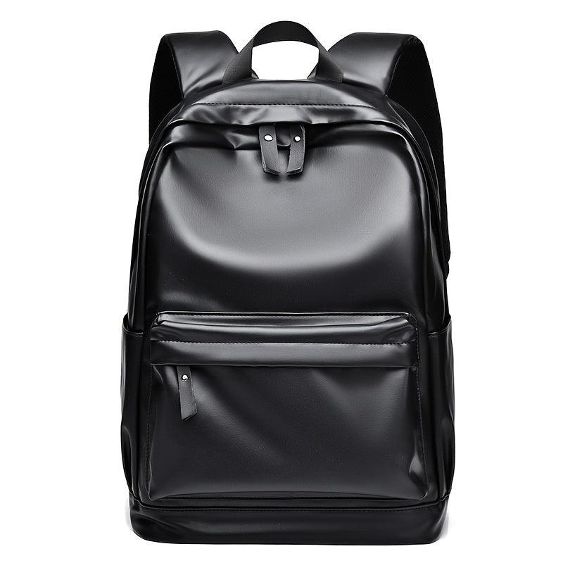 Large Capacity PU Leather Shoulder Backpack