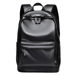 Large Capacity PU Leather Shoulder Backpack