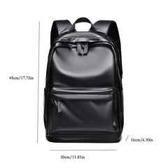 Large Capacity PU Leather Shoulder Backpack