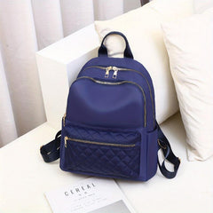 Argyle Quilting Backpack Casual Travel Commuting Backpack