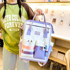 Wear resistant Waterproof Schoolbag for High School Students