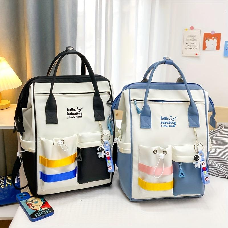 Wear resistant Waterproof Schoolbag for High School Students