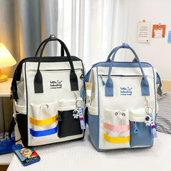 Wear resistant Waterproof Schoolbag for High School Students