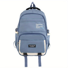 Contrast Large Capacity Student Schoolbag High School Student Backpack