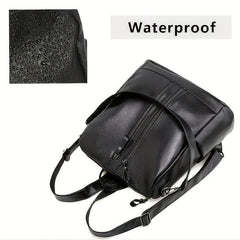 Casual Double Zipper Backpack Waterproof School Bag