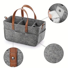 Portable Folding Toiletry Bag Hanging Basket Travel Storage Bag