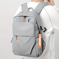 1pc Backpack Casual Solid Business Commuter Laptop Notebook Bag