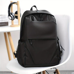 1pc Backpack Casual Solid Business Commuter Laptop Notebook Bag