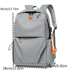 1pc Backpack Casual Solid Business Commuter Laptop Notebook Bag