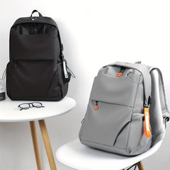 1pc Backpack Casual Solid Business Commuter Laptop Notebook Bag