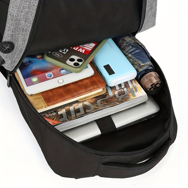 Casual Laptop Backpack with USB Charging