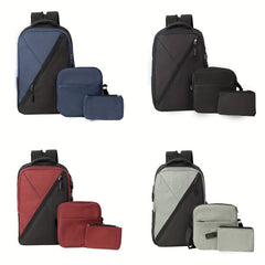 Casual Laptop Backpack with USB Charging