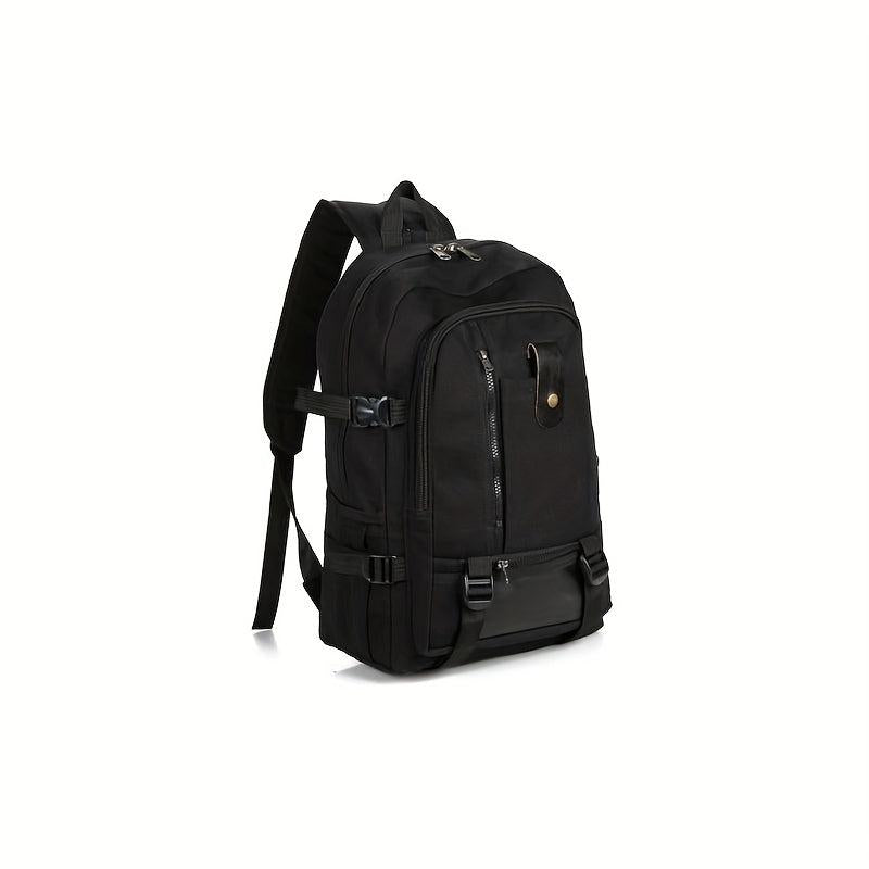 Men's Canvas Backpack Casual Travel Large Capacity Student School Bag