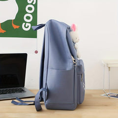 4pcs Large Capacity Casual Backpack Set for Students School Bag