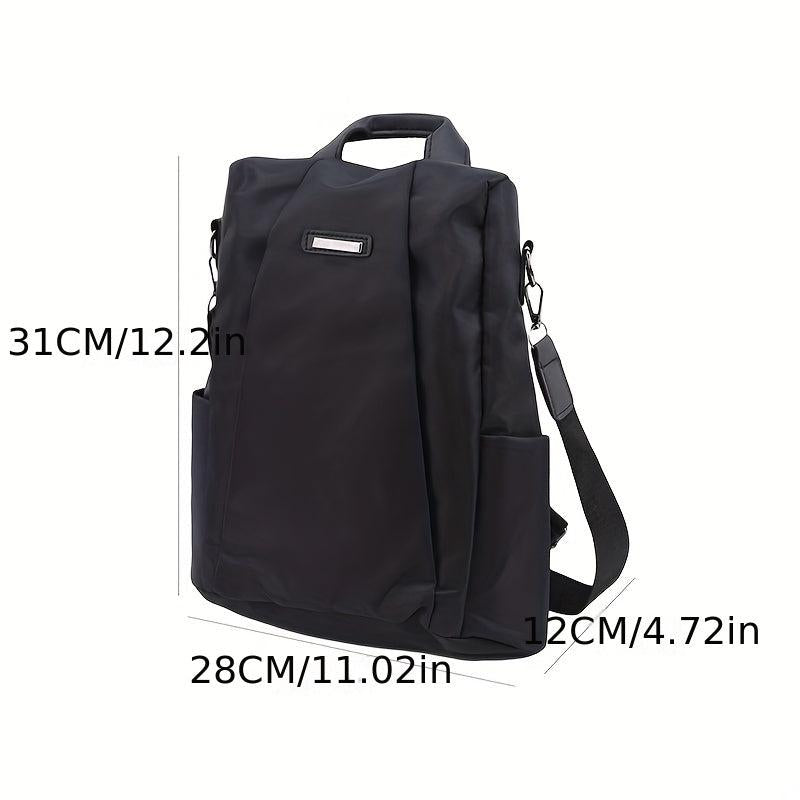 Fashionable Backpack Crossbody Bag Dual use Casual Bag For School Office