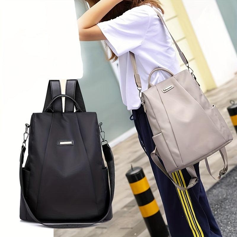 Fashionable Backpack Crossbody Bag Dual use Casual Bag For School Office
