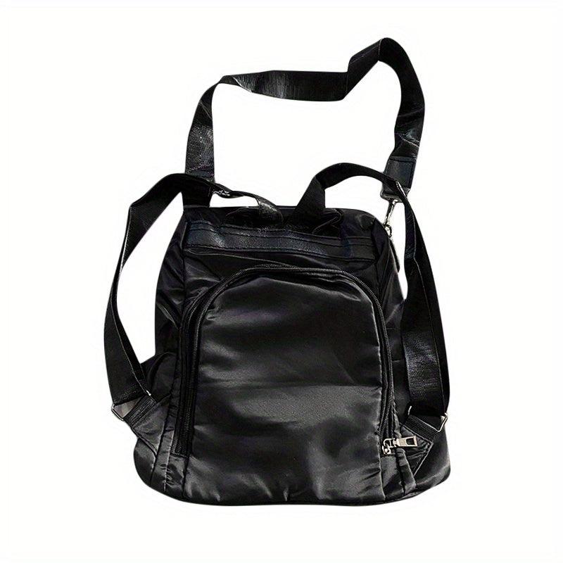 Fashionable Backpack Crossbody Bag Dual use Casual Bag For School Office