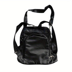 Fashionable Backpack Crossbody Bag Dual use Casual Bag For School Office