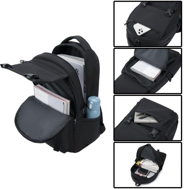 Business Trip Shoulder Bag Men's Casual Large Computer Backpack Oxford Cloth