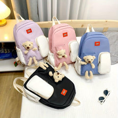 Backpack Middle School Student School Bag Large Capacity Casual Travel Bag