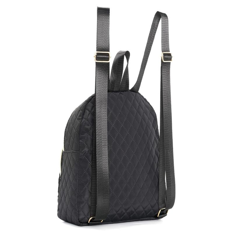 Small Durable Backpack for School & Travel - Quilted Design