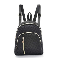 Small Durable Backpack for School & Travel - Quilted Design