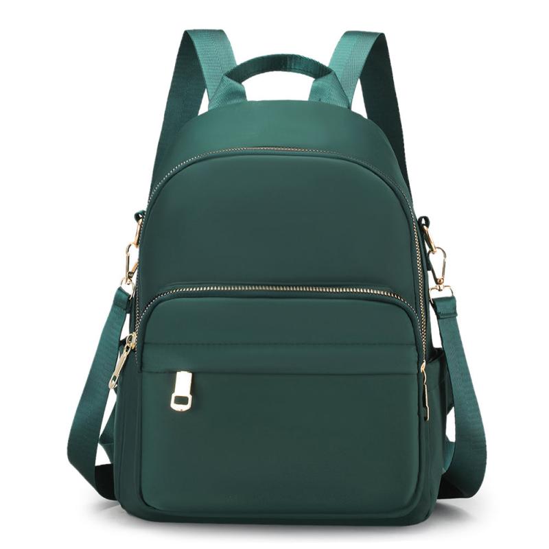 Large Capacity Nylon Zipper Backpack Laptop Bag School Bag