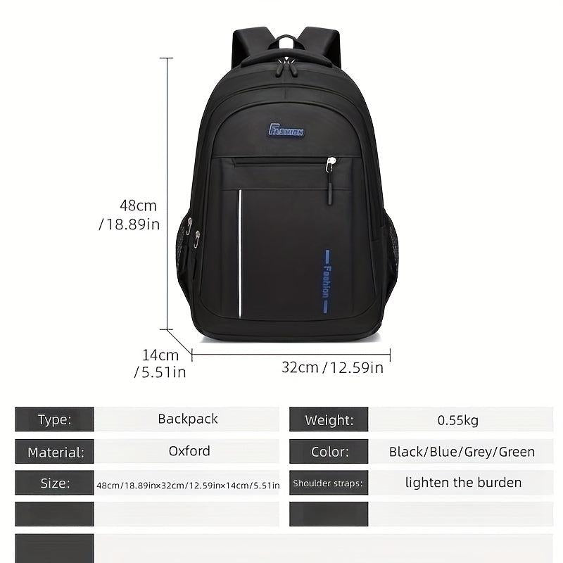 Men's Multifunctional Travel Backpack Waterproof College Student Bag