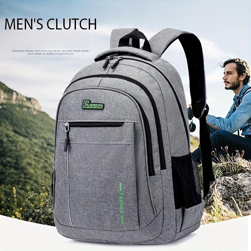 Men's Multifunctional Travel Backpack Waterproof College Student Bag