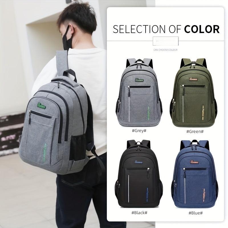 Men's Multifunctional Travel Backpack Waterproof College Student Bag