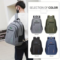 Men's Multifunctional Travel Backpack Waterproof College Student Bag
