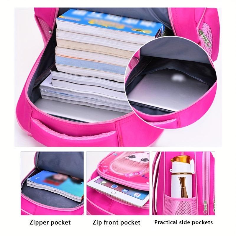 Princess School Bag Cartoon Large Capacity School Bag