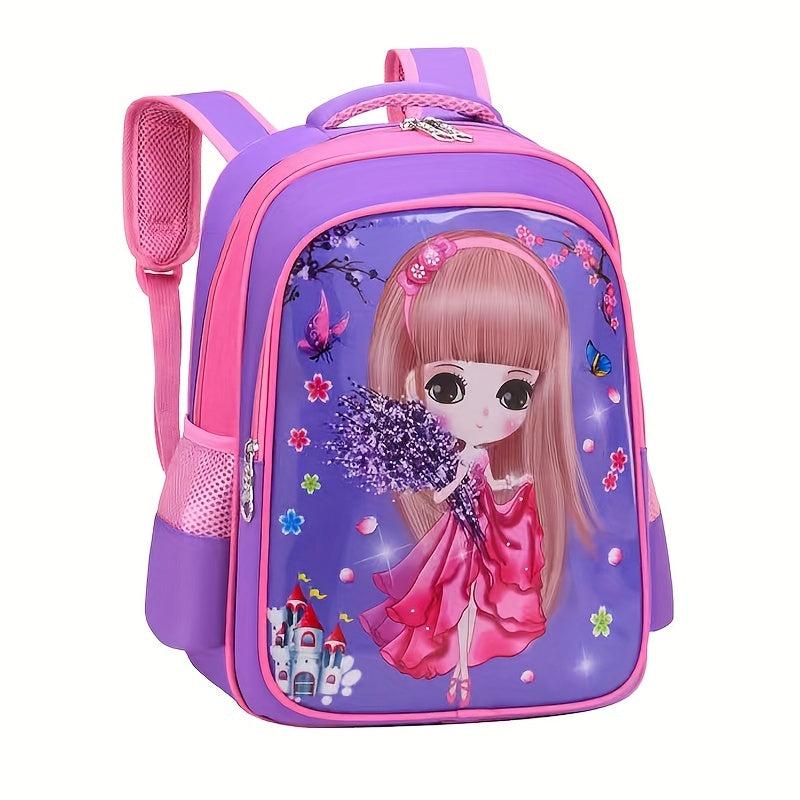 Princess School Bag Cartoon Large Capacity School Bag