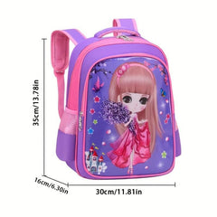 Princess School Bag Cartoon Large Capacity School Bag