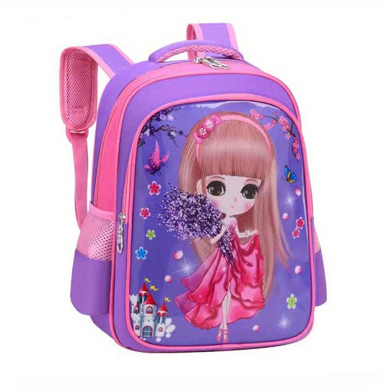 Princess School Bag Cartoon Large Capacity School Bag