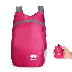 Colorful Foldable Sports Backpack Lightweight Waterproof Bag