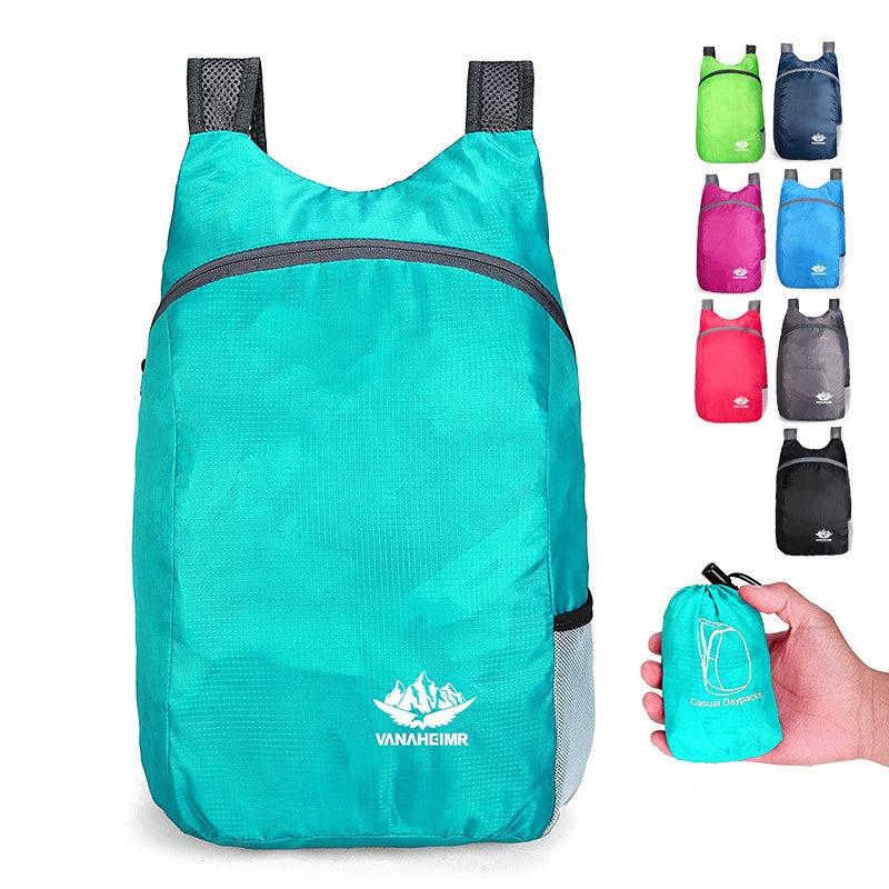 Colorful Foldable Sports Backpack Lightweight Waterproof Bag
