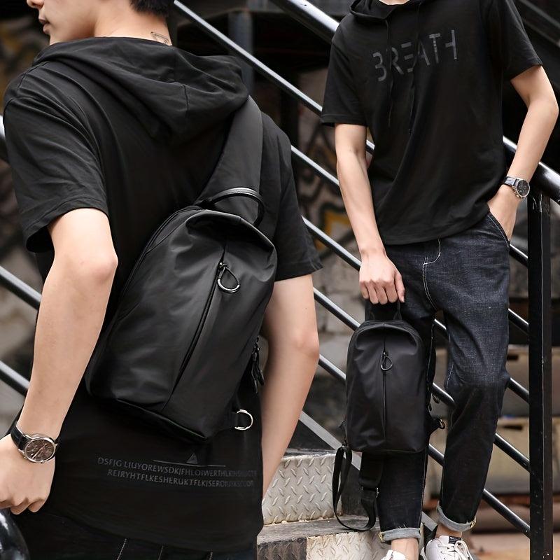 Resilver Men's Crossbody Bag Multifunction Shoulder Bag for Outdoor Sports