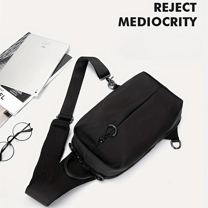 Resilver Men's Crossbody Bag Multifunction Shoulder Bag for Outdoor Sports