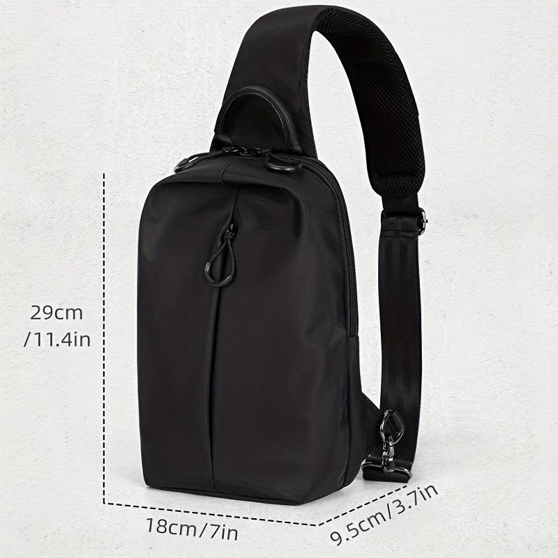 Resilver Men's Crossbody Bag Multifunction Shoulder Bag for Outdoor Sports