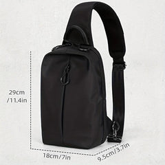 Resilver Men's Crossbody Bag Multifunction Shoulder Bag for Outdoor Sports