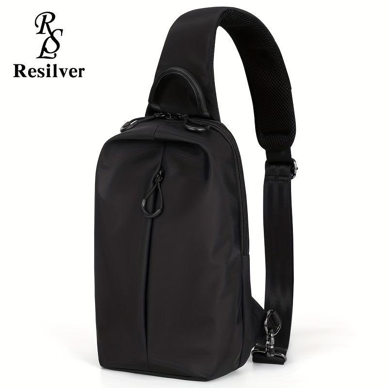 Resilver Men's Crossbody Bag Multifunction Shoulder Bag for Outdoor Sports