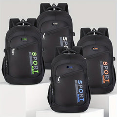 Men's Casual Large Capacity Backpack School Bag Travel Bag